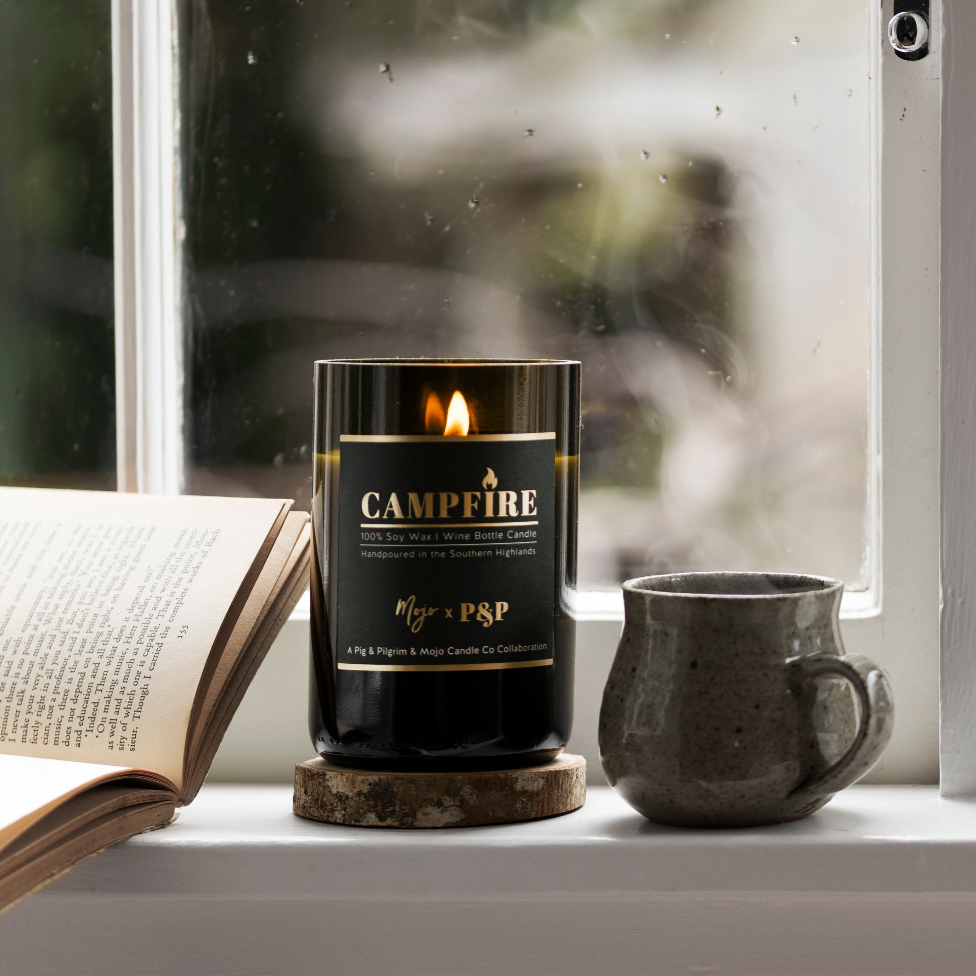 Mojo x Pig & Pilgrim Campfire candle