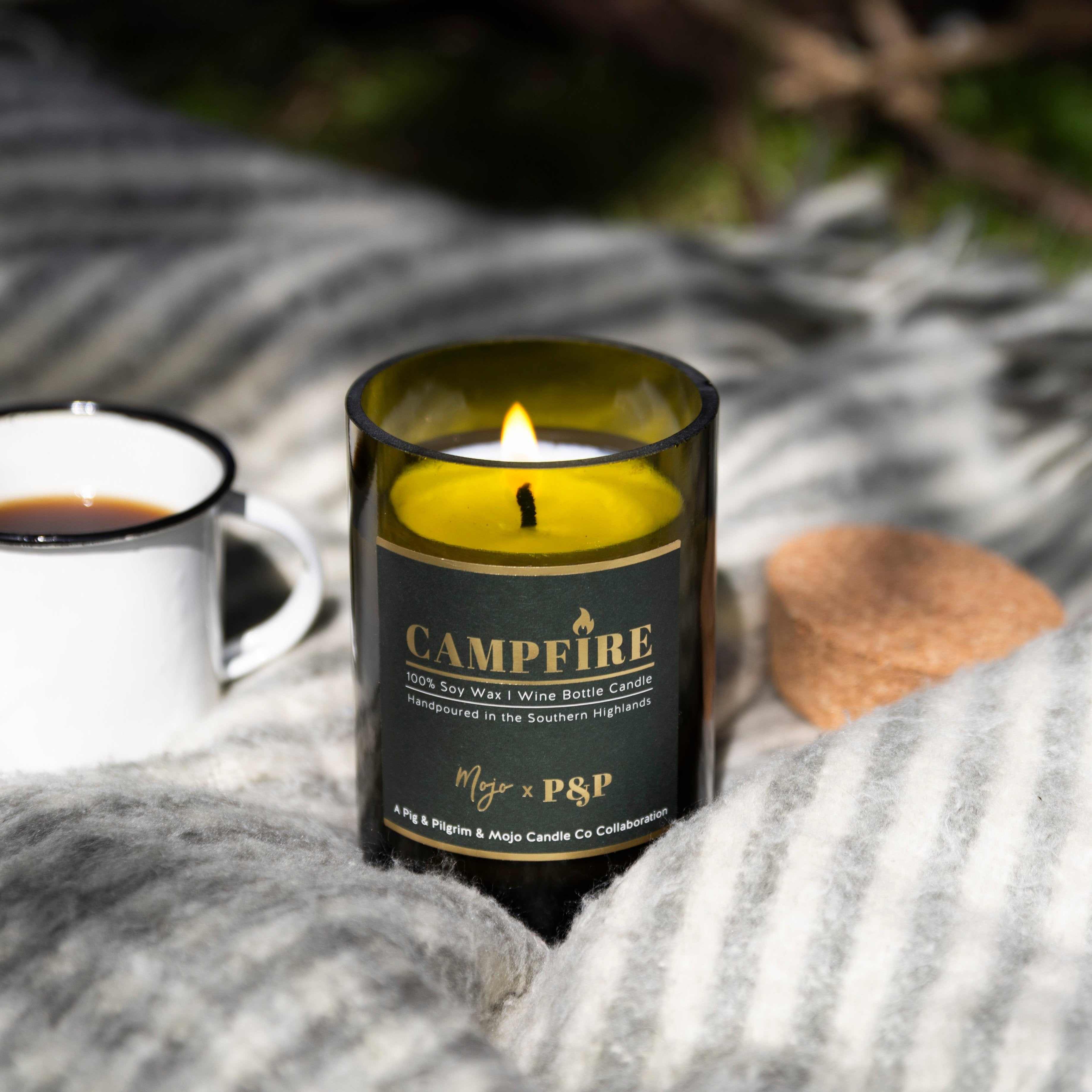 Mojo x Pig & Pilgrim Campfire candle